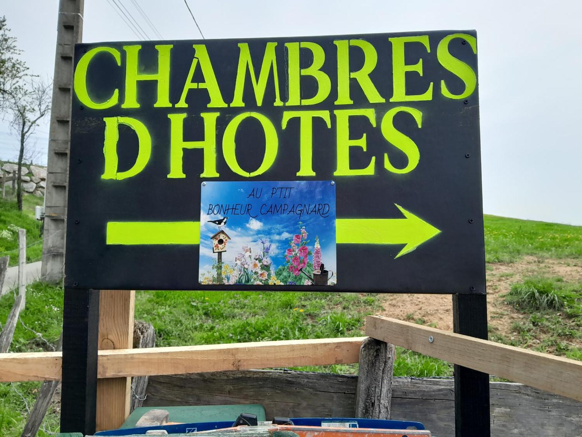 Chambres D Hotes Au P'Tit Bonheur Campagnard Jarnosse Экстерьер фото